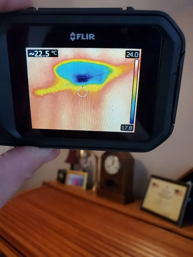 Thermal imaging inspection for water damage in Grain Valley