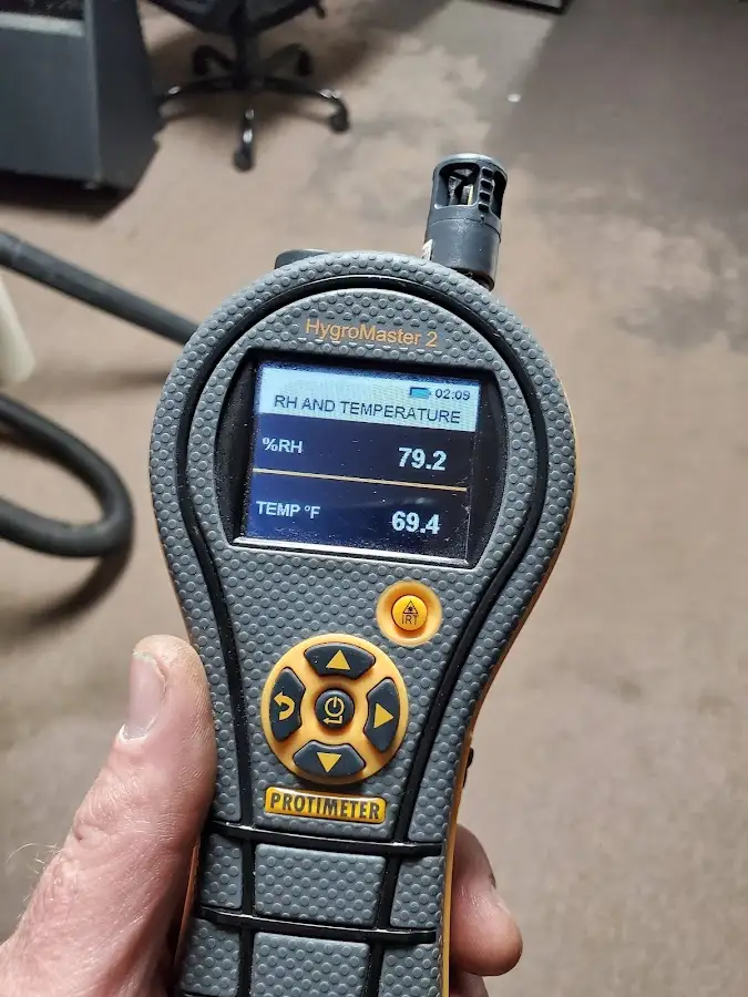 Moisture meter humidity assessment for Fire & Smoke Damage Restoration in Grain Valley
